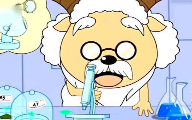 喜羊羊与灰太狼:村长在研究科技,接受了美羊羊的提议