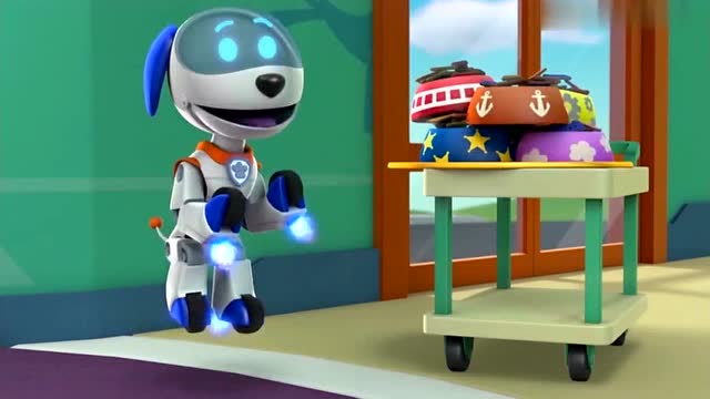 汪汪队立大功:机器狗把遥控飞机修的太好了,可是一转眼它却不见了