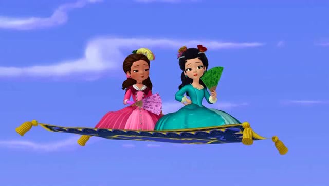 小公主苏菲亚魔法飞毯表演空中绝技太有意思了超赞