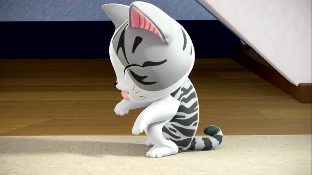 《甜甜私房猫》小奇不停的用舌头舔身上的毛,吃进去怎么办?