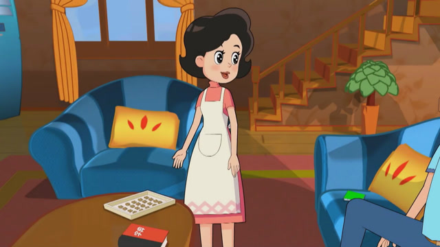 动画片:佩奇告诉围裙妈妈大头儿子做了件好事,是什么呢?