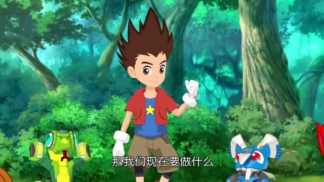 钢甲小龙侠安小迪被带到童话世界拯救童话故事