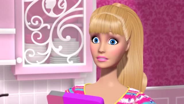 《芭比之梦想豪宅》芭比无意解锁思佩的日记,姐妹俩从此产生了误会