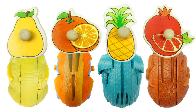 恐龙趣变蛋趣味水果拼图