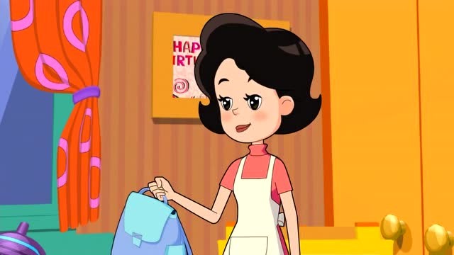 围裙妈妈来大头儿子房间收拾收拾,大头却说自己的房间有隐私