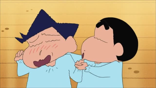 蜡笔小新 小新和风间的交谊舞!