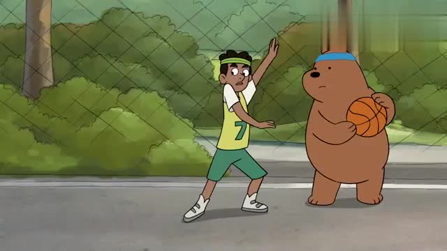 熊熊打篮球,真是蠢萌!