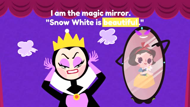 snow white-纯英文版的白雪公主
