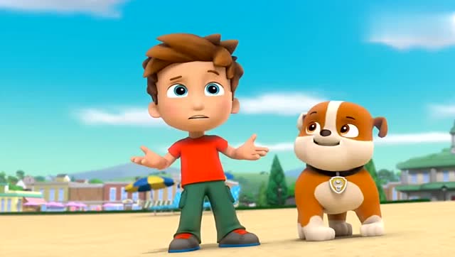 汪汪队立大功:喷火龙出现在海滩上,把东西都烤焦