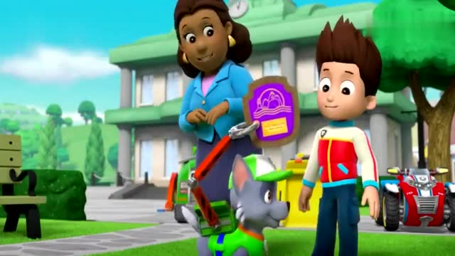 汪汪队立大功 迷你小分队队员小乌龟被困在了下水道道口