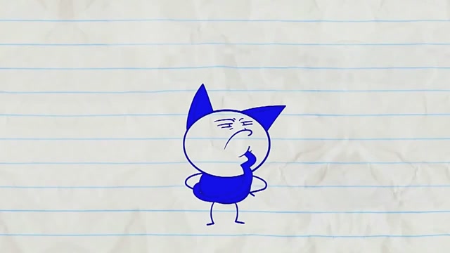 搞笑铅笔画小人:化身猫和狗!