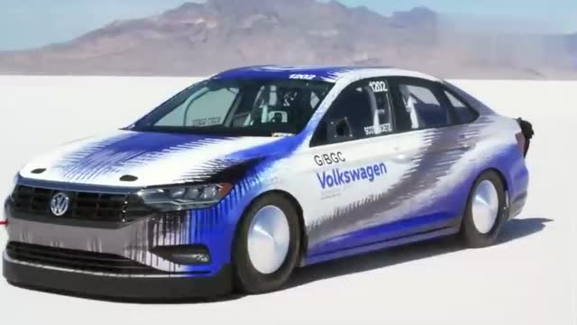 2019款海外大众捷达博纳维尔盐滩试驾测试