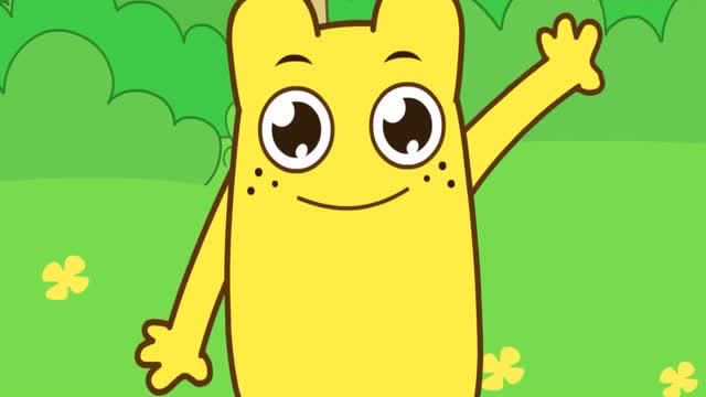 咕力咕力:黄咕力玩吹泡泡,真的很大哦!