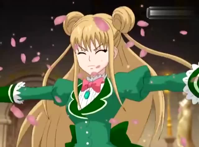 战斗王:花精灵vs水精灵,碧凌圣枪与怒鲨神刺的唯美对决!