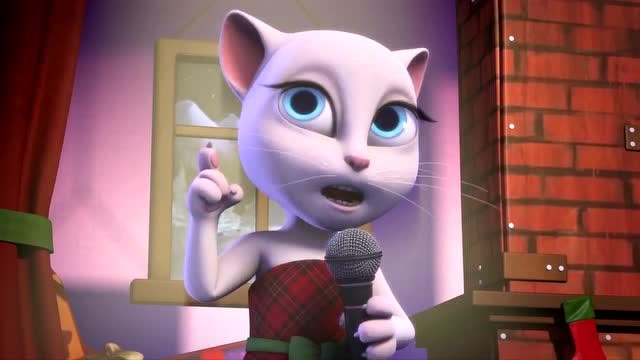 亲子早教动画,汤姆猫去听安吉拉唱歌!