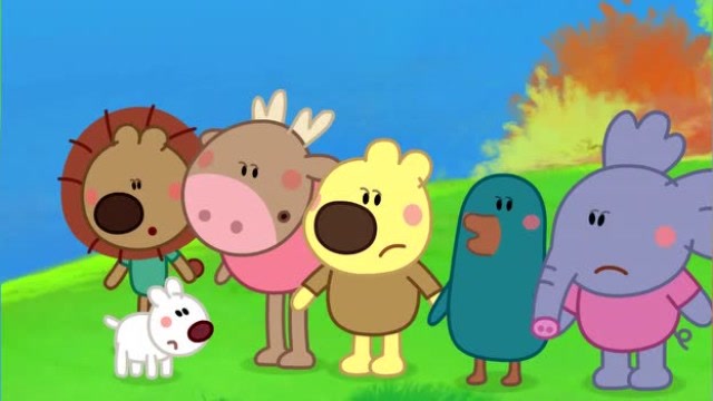 小小画家熊小米:河马的脚卡在枯树洞里了,用什么才能弄开呢?