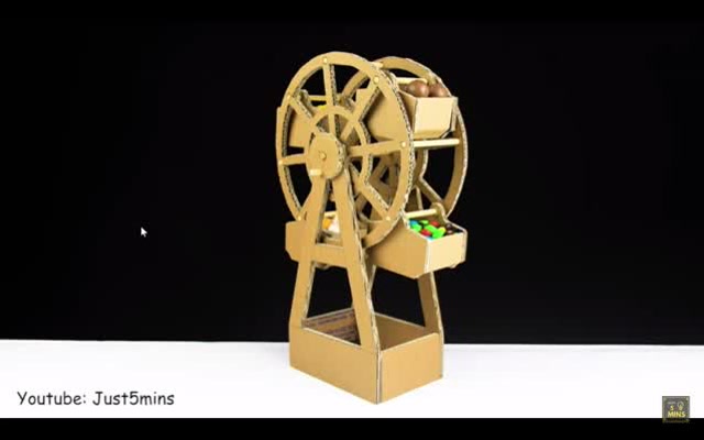 纸板极客 - 制作糖果摩天轮