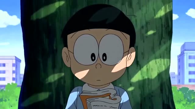 哆啦a梦:大雄竟然会这么认真的看书还拒绝了胖虎的邀请