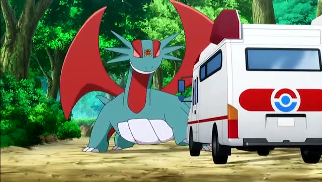 精灵宝可梦xy:敌人带着皮卡丘仓促而逃,却遇上暴怒的暴蝾螈!