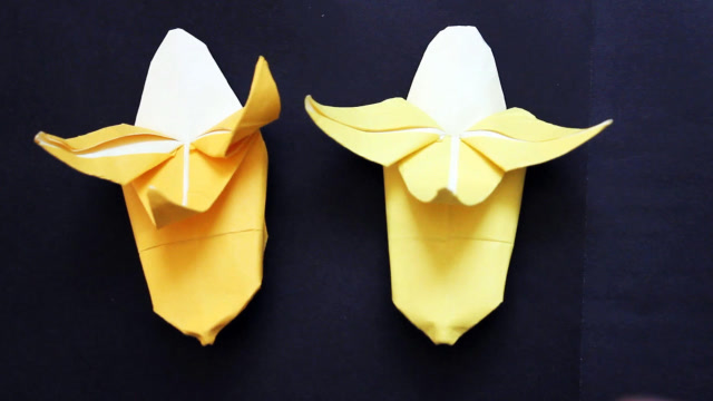 创意折纸艺术,教你如何折叠一个香蕉