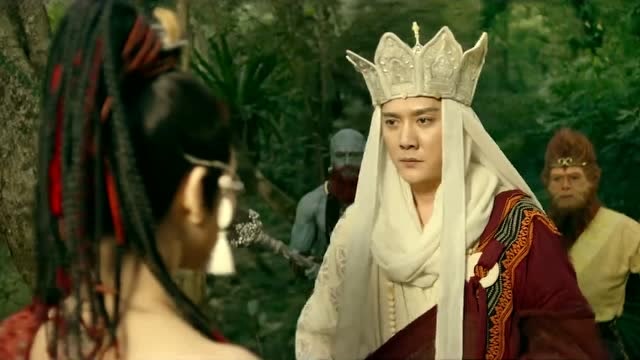 西游记之女儿国:猪八戒变成美男子却被欺负,害怕的直喊师傅救命