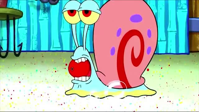 海绵宝宝:小蜗牛不听话,宝宝很生气,还被小蜗欺负了