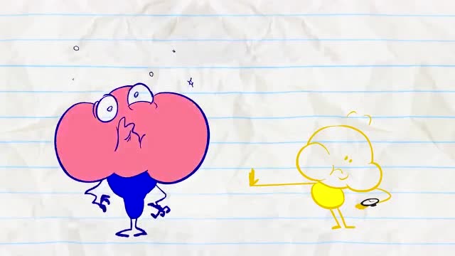 搞笑铅笔画小人:铅笔人练气功