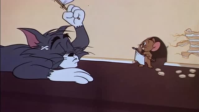 猫和老鼠:杰瑞和汤姆举白旗投降