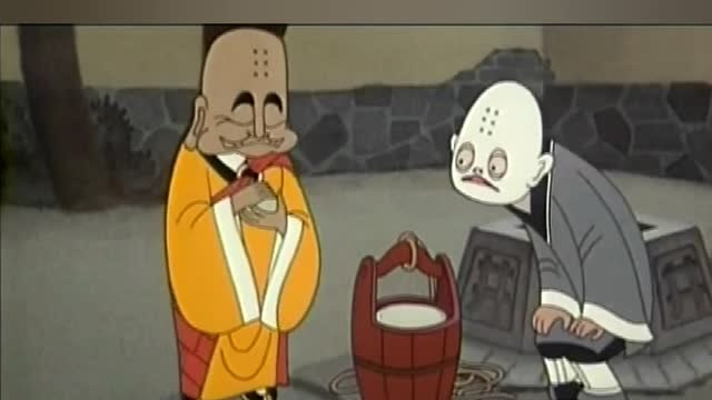 天书奇谭:小和尚打水捞到会发光的蛋,师徒二人争抢
