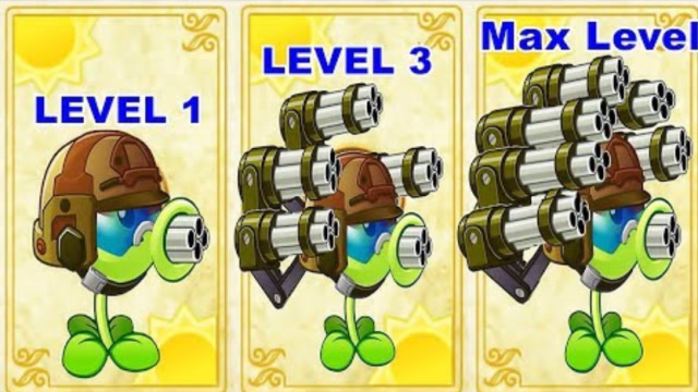 加特林豌豆射手升级到最顶级,僵尸:这加农炮谁受得住