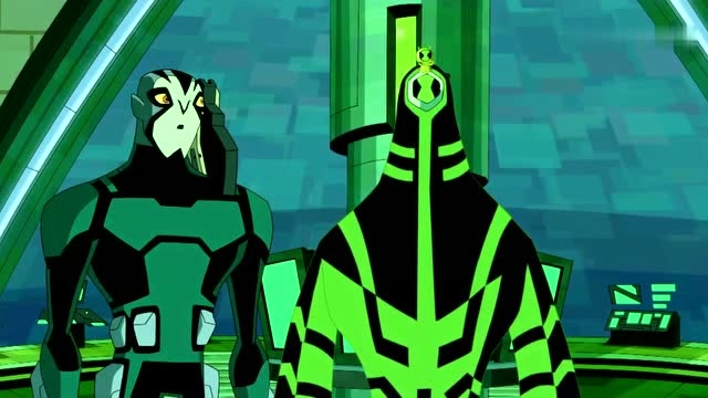 为了阻止基地炸毁整个北美洲,小班变成变形魔让基地飞向太空