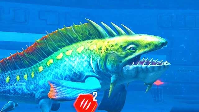 小鸢解说 侏罗纪世界1316异棘鲨and鱼石长锁龙and毛伊龙