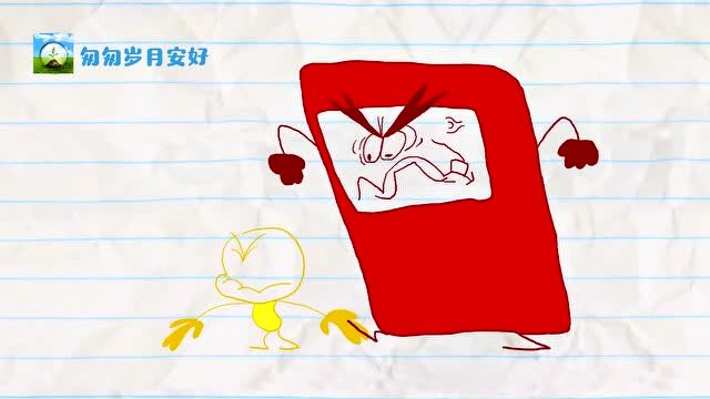 创意铅笔动漫:铅笔人迷上了电脑,最后只好灰溜溜地走了