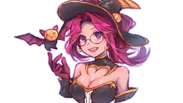 英雄联盟同人:魅惑女巫-迦娜绘画过程欣赏