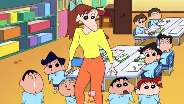 蜡笔小新新番:幼稚园来了一个西班牙人,小朋友们都想去留学呢!