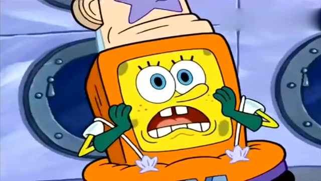 海绵宝宝:海绵宝宝对战魔红,魔红使出终极大招,拿头当武器