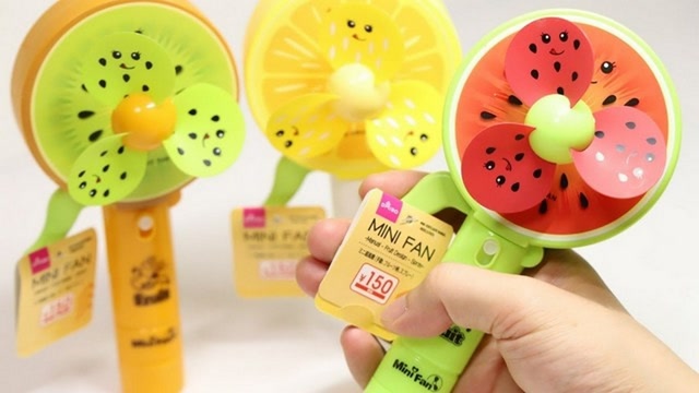 可爱的小西瓜香蕉风扇玩玩