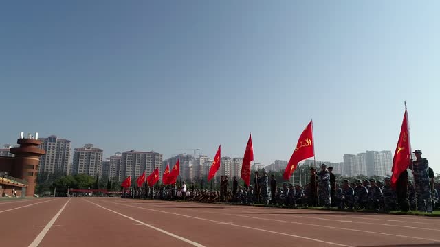 滨州学院2019级新生开学典礼暨军训动员大会隆重举行