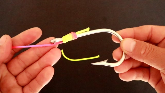 单钩绑法,让你一次看明白,钓大鱼专用绑钩技