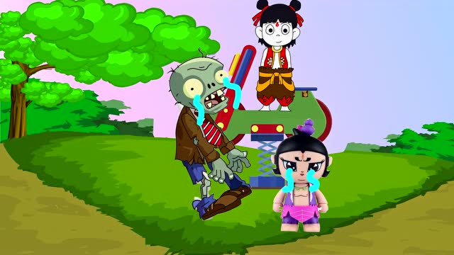 小僵尸好心帮助被困的七娃哪吒竟然不分青红皂白伤人