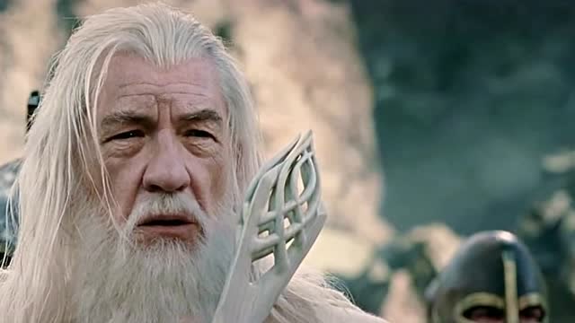 解救圣盔谷,看到白袍甘道夫我就放心了,如此宏达的俯冲画面你见过?