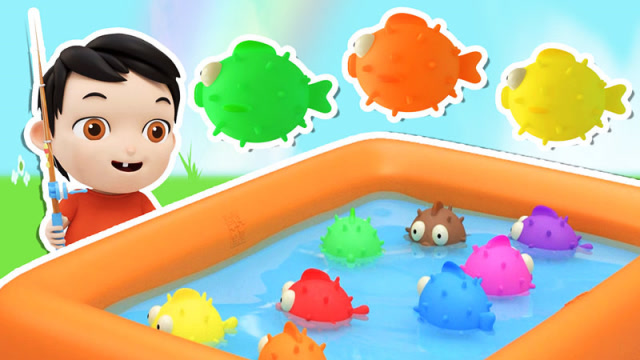 益智宝贝  奇趣泳池钓鱼,启蒙动画