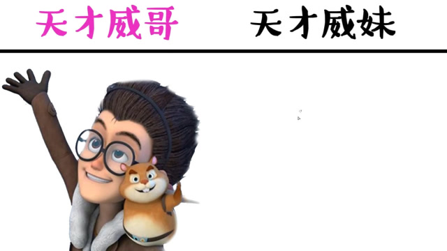 天才威哥vs天才威妹这坏坏的笑容貌似比哥哥更加吸引人哦