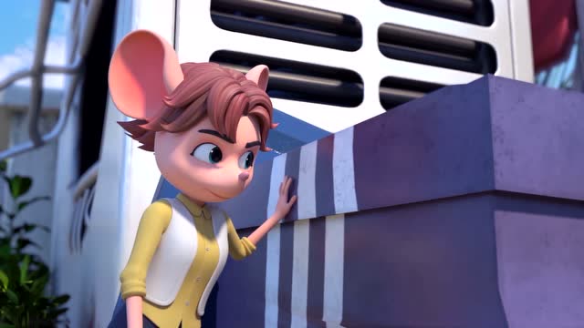 舒克瞒着妈妈造直升机,妈妈一点都没法放下心