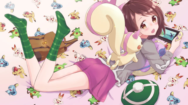 宝可梦剑盾女主角悠莉同人合集宝可梦剑盾你买了吗