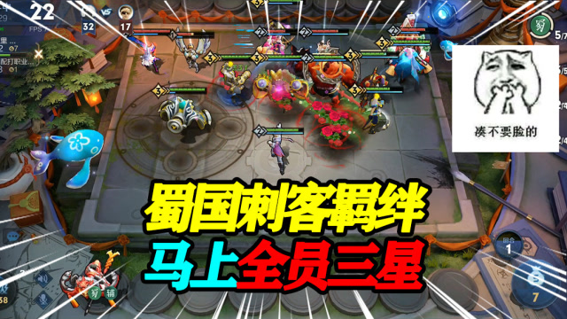 王者荣耀:蜀国刺客阵容,阵容成型极快,只可惜马上全员三星