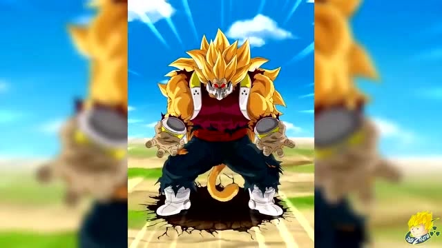 《龙珠z:爆裂大战》黄金古拉,弗&堪巴演示