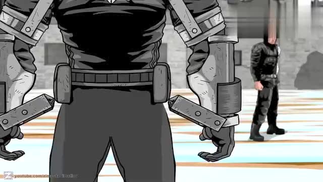 漫威:交叉骨vs冬兵,比电影还好看!交叉骨你就这点能耐