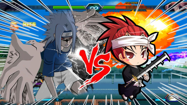 死神vs火影佐助咒怨形态对战阿散井恋次