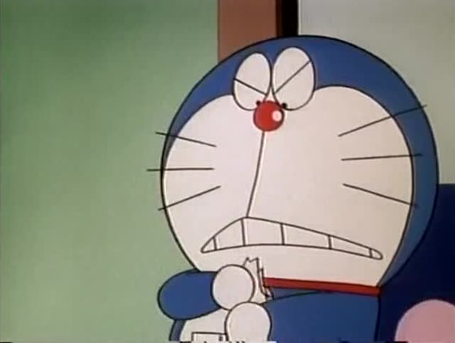 哆啦a梦生气的撕掉了不幸的信